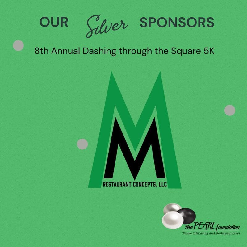 A green cover of the 2 0 1 5 dining through the square 5 k.