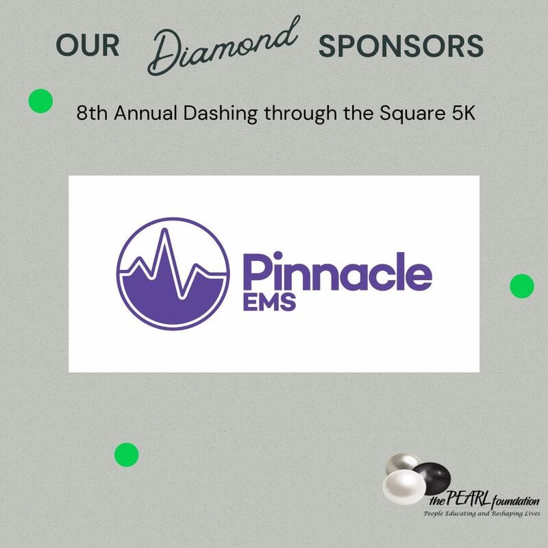 A picture of the pinnacle ems logo and sponsors.